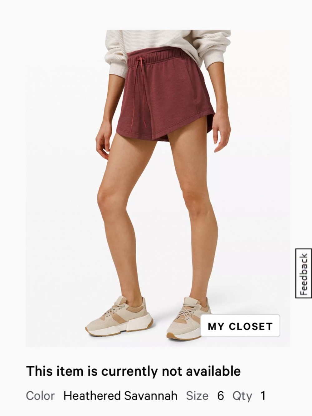 Lululemon Shorts - discontinued